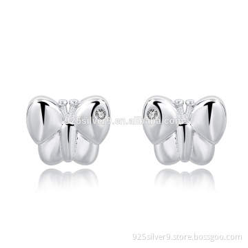 925 sterling silver butterfly earings